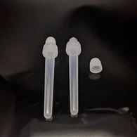 뚜껑이 있는 대형 플라스틱 시험관